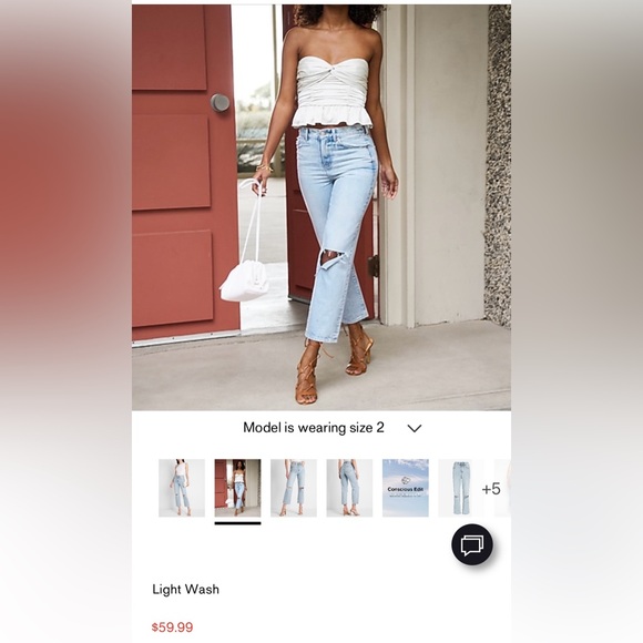 EXPRESS JEANS - Mom Jeans , Straight Leg Size 0 - Picture 3 of 9